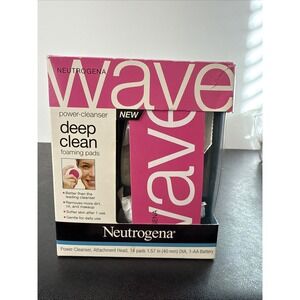 Neutrogena Wave Power-Cleanser Deep Clean Foaming‎ Pads NEW IN BOX SEALED